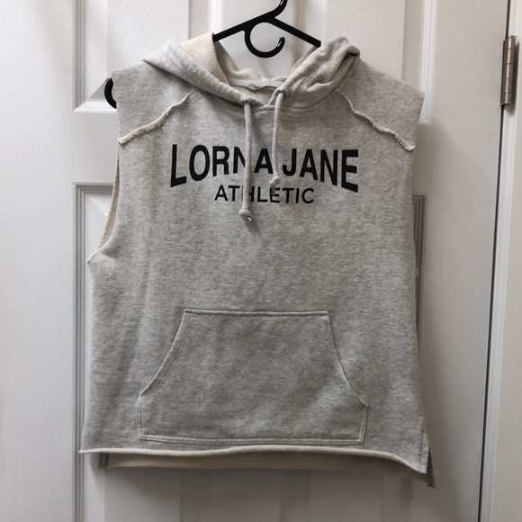 LIKE NEW! Lorna Jane Athletic Sleeveless Hoodie - Picture 6 of 16
